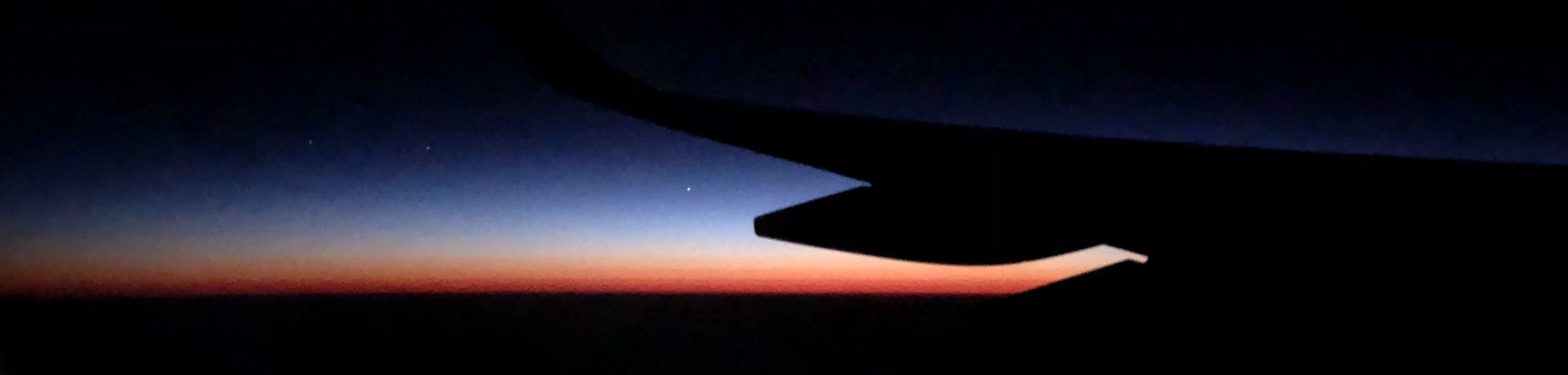 Sunrise from the plane