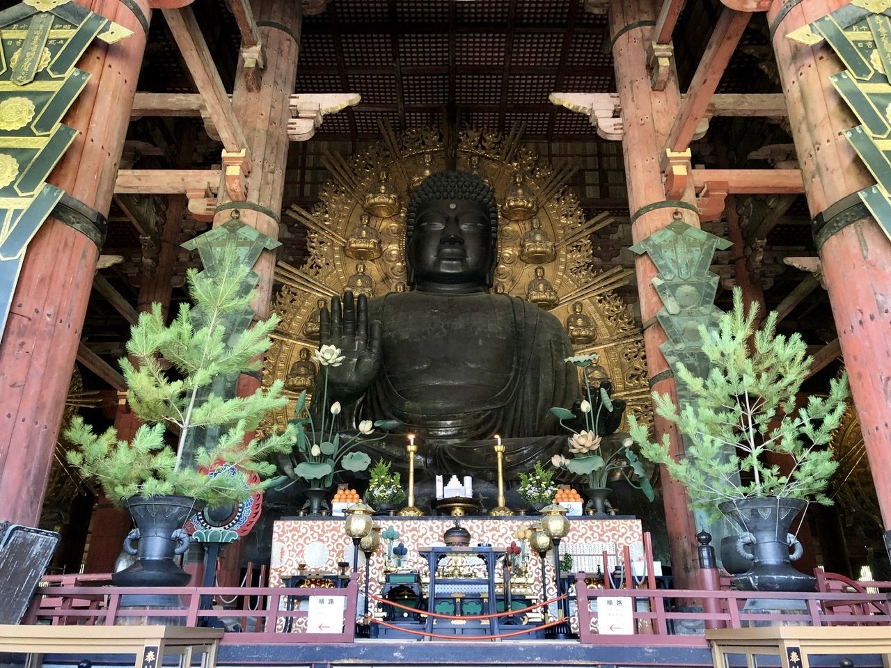 Giant Buddha in Todai-ji Temple