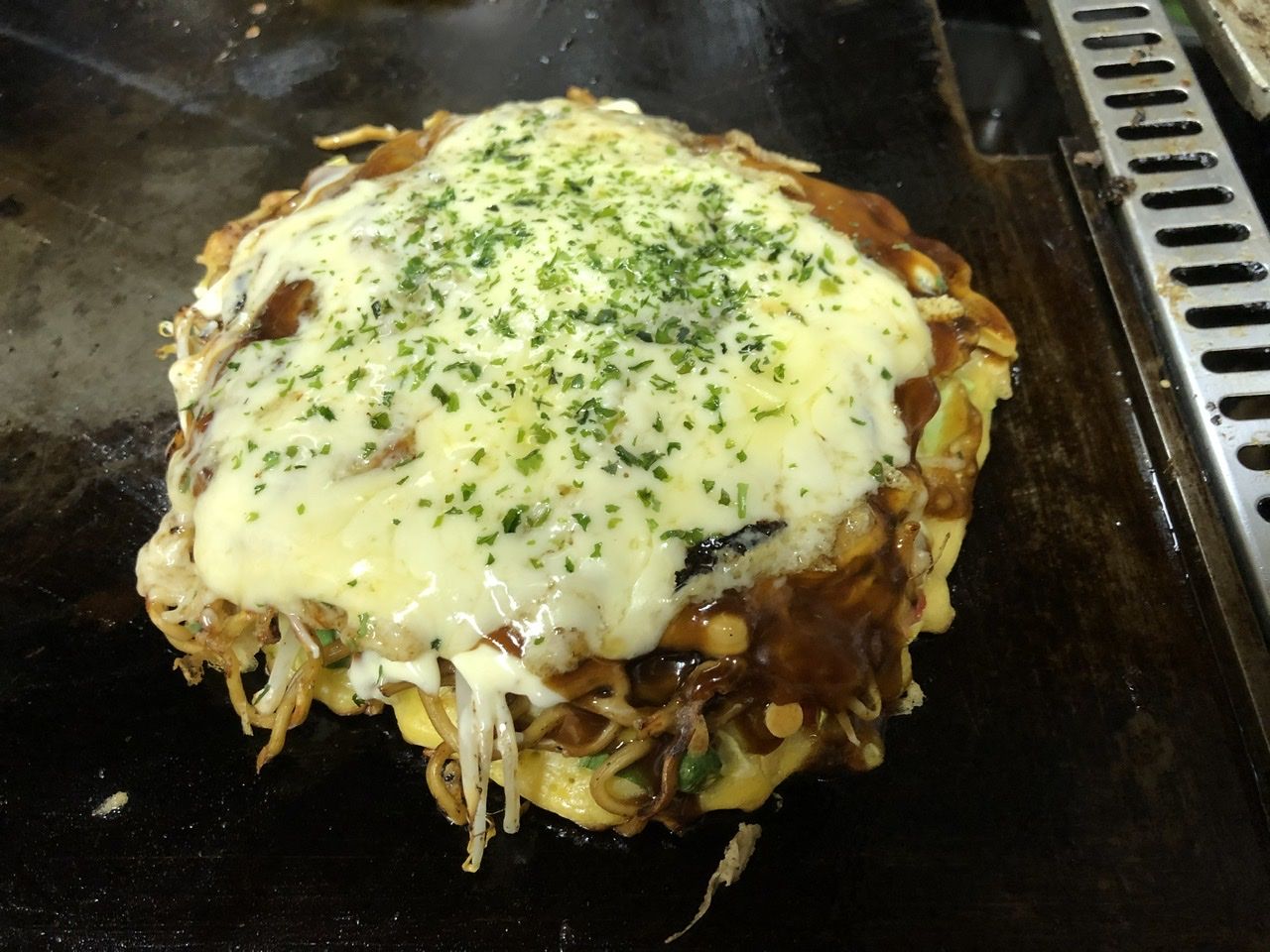 My vegetarian okonomiyaki