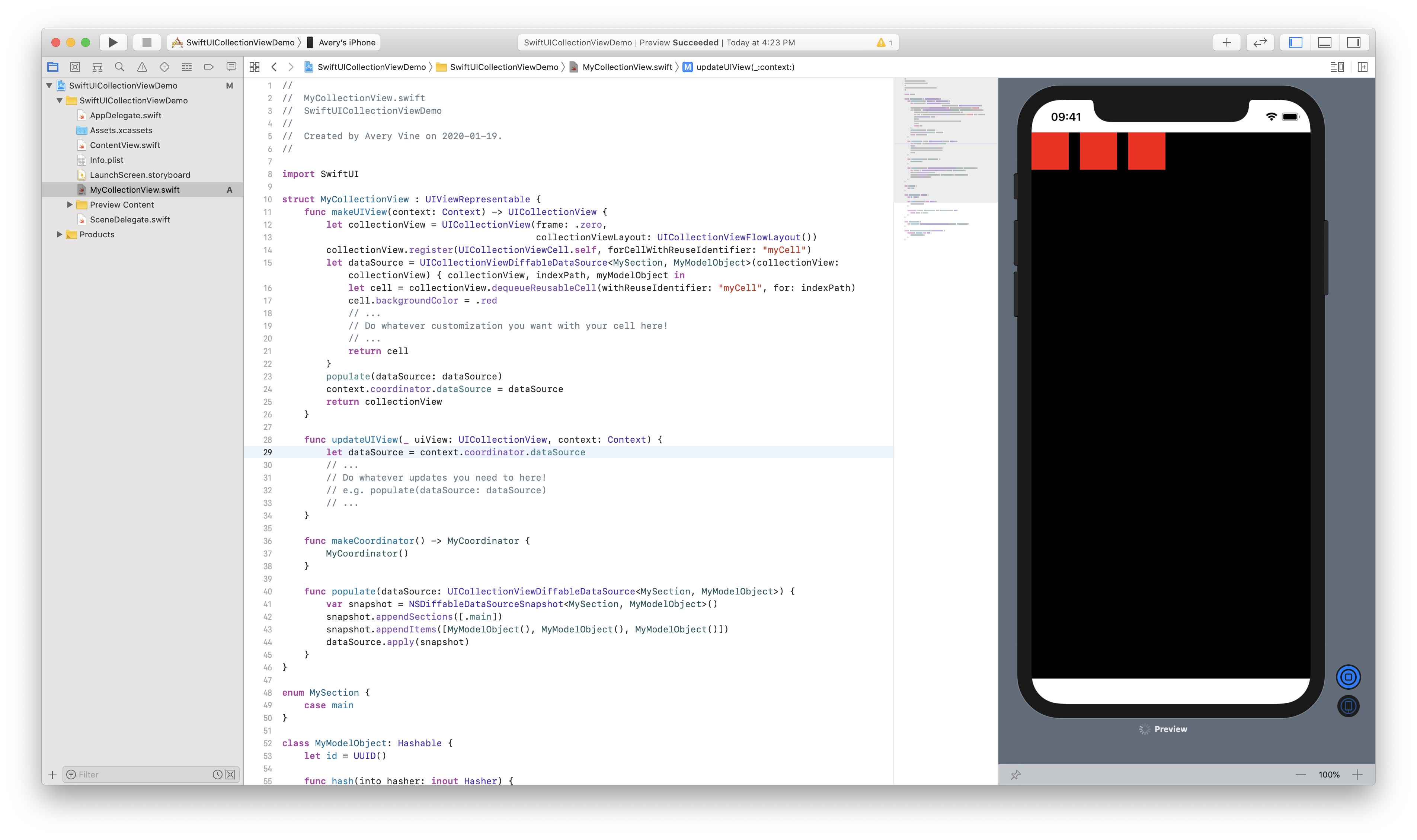 Collection in SwiftUI with Coordinator